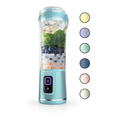 Licuadora portátil Ninja Blast BC151AQ 500 ml inalámbrica Aqua