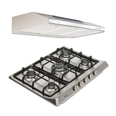 Combo de Parrilla Empotrable a Gas LP Teka TMX80PLUS y Campana