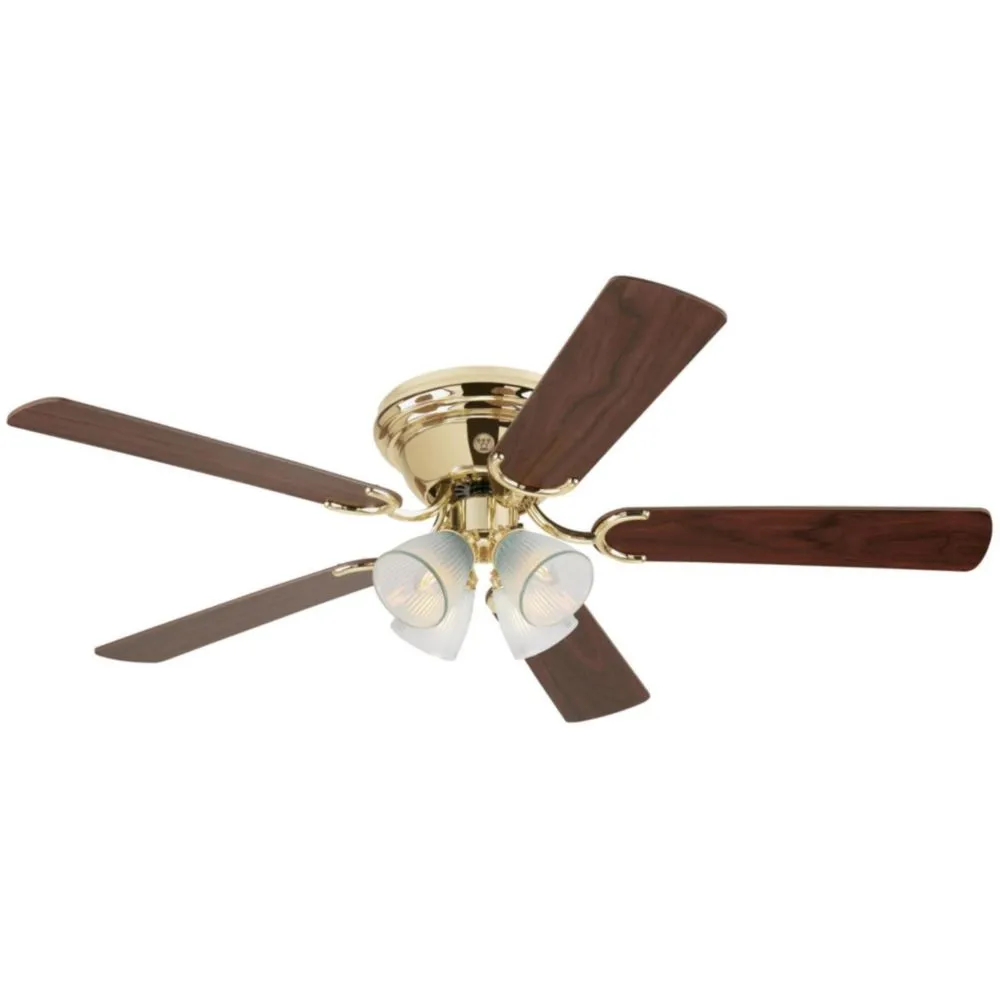 Ventilador de techo Westinghouse 132 cm latón con luz