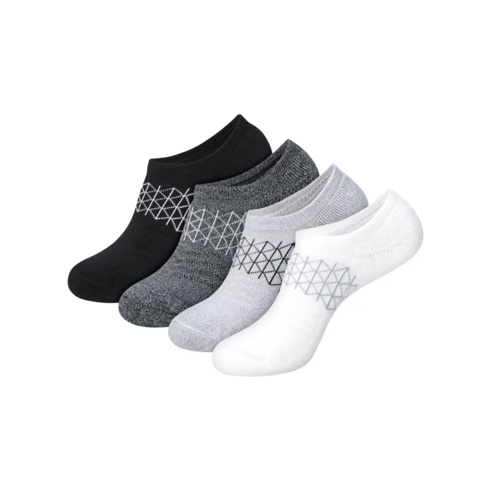 Calcetines Hanes Mujer Activos Invisibles – Pack de 4