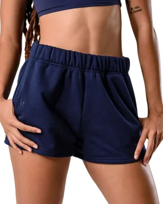 Pantalones cortos Kamo Fitness CozyTec Cotton S Iris Oscuro