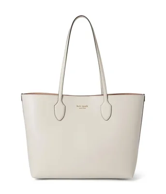 Bolso grande Bleecker de cuero Saffiano Kate Spade New York – Color pergamino