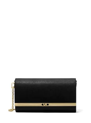 Bolso Michael Kors Mona Grande Negro con Detalles en Oro