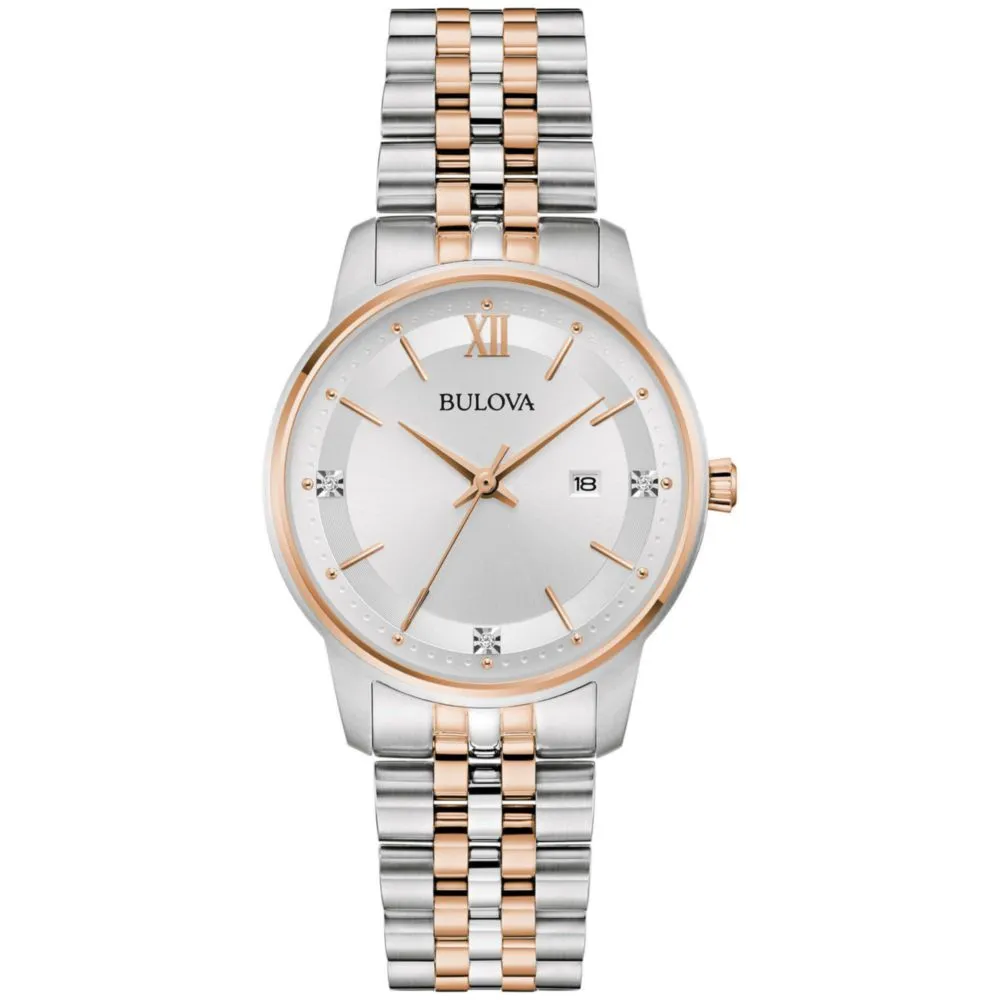 Reloj Bulova 98P236 de Acero Inoxidable Bicolor