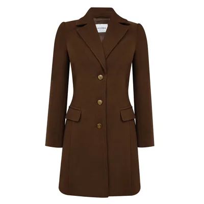 Abrigo 3/4 Café Moka para Mujer City Femme