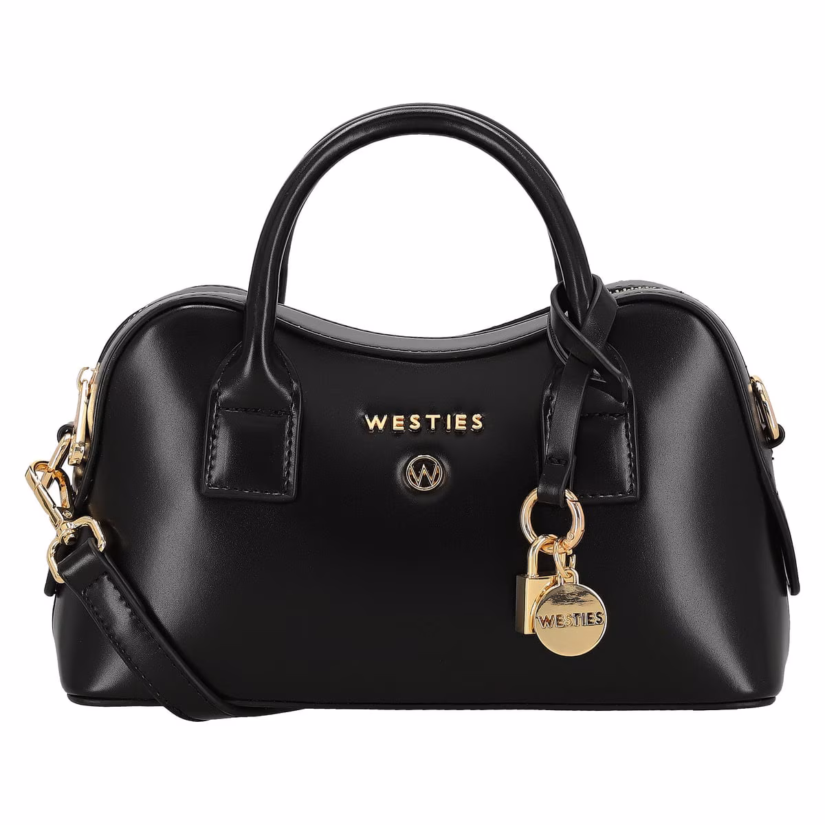 Bolsa Satchel Negro Westies para Mujer
