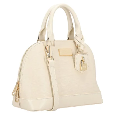 Bolsa Satchel Beige Westies para Mujer