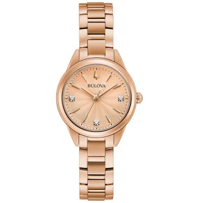Reloj Bulova Rosa para Mujer