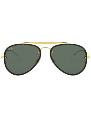Anteojos Lentes Sol Ray Ban Blaze Aviator RB3584N Clásico dorado/verde 61-13