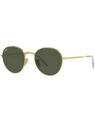 Anteojos Lentes de Sol Ray Ban David RB3582 00131 53-20 Clásico dorado/verde