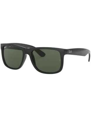 Lentes Anteojos de Sol Ray Ban Polarizado Justin RB4165 Clásico Negro/Verde 54