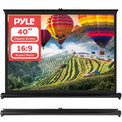 Pantalla De Proyector Pyle Prjtp46 Portátil De 40 Pulgadas Con Soporte - Venta Internacional.