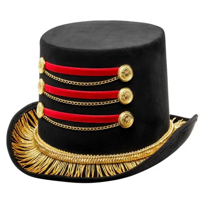 Sombrero de Maestro de Ceremonias Dress Up America 58 cm Talla Adulto