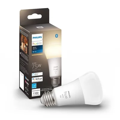 Bombilla Led Philips Hue Smart De 75 W  A19  Luz Blanca Cálida Y Suave - Venta Internacional.