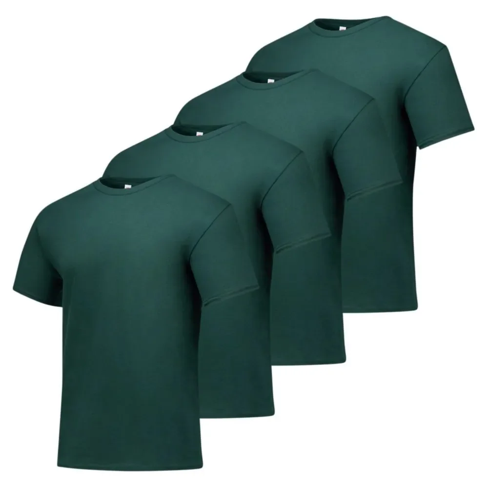 Camiseta Hanes XX-Large Deep Forest (Pack de 4)