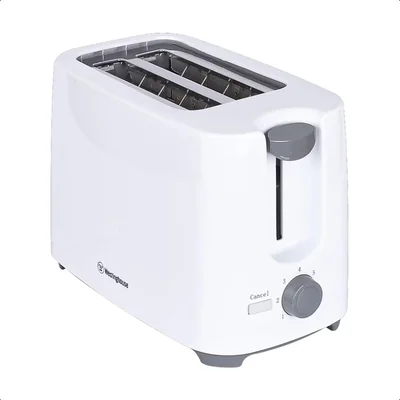 Tostadora Eléctrica Westinghouse Blanco 2 Rebanadas