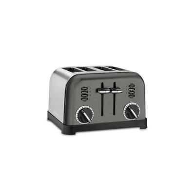Cuisinart Cpt-180bks Metal Classic Toaster 4-slice Black Stainless