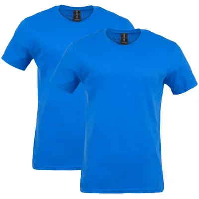 Camiseta Gildan G64000 Royal pack de 2 talla mediana