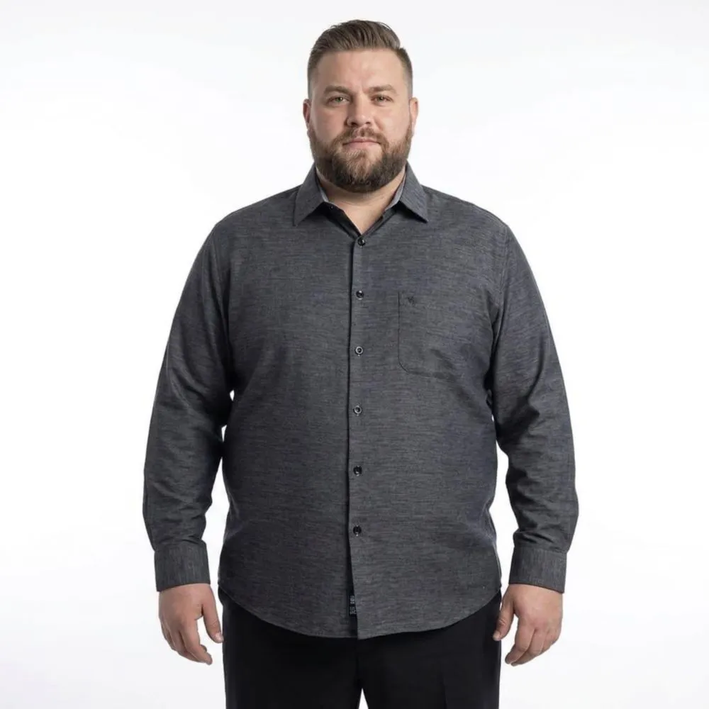 Camisa Michel blanc talla extra negro jaspe