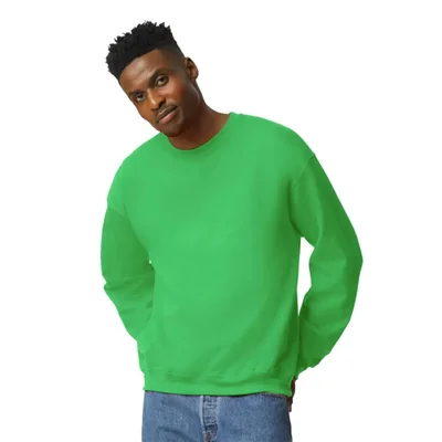 Sudadera Gildan G18000 verde irlandés (talla Grande)