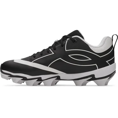 Tacos de Béisbol Under Armour Leadoff Icon Low RM Negro Talla 9.5 US
