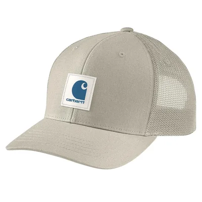 Gorra Carhartt con parche de logo en Cobblestone talla única