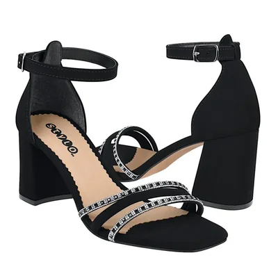SANDALIAS DE FIESTA STYLO MUJER 8041 BUCK NEGRO