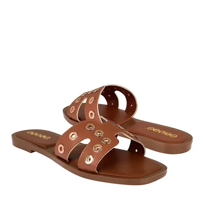 SANDALIAS DAMA STYLO 10504 SIMIPIEL CAFÉ