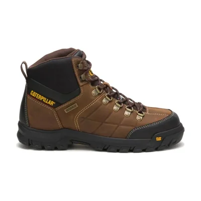 Bota CAT Threshold Impermeable con Puntera de Acero Talla 10 Ancha