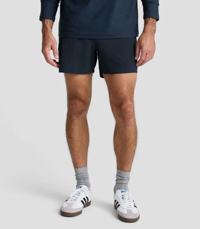 Short para correr liso Hombre