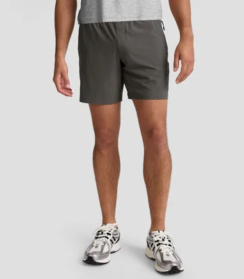 Short para correr liso Hombre