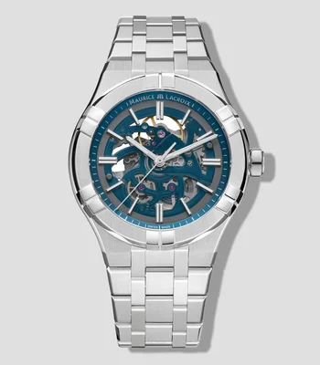 Reloj para Hombre AIKON Automatic Skeleton Moderno Plateado