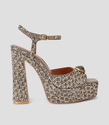 Sandalias con tacón alto y plataforma Chelsea Mujer
