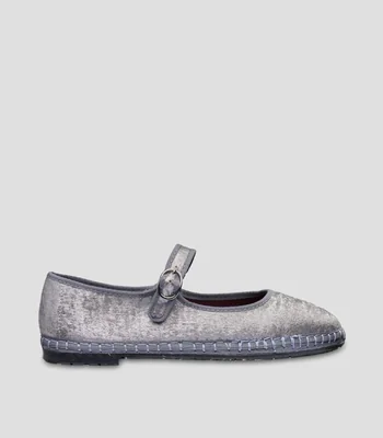 Flats Lavinia Mary Jane con tacón bajo de media luna lisos Mujer