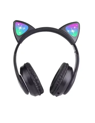 Audífonos Over-Ear Gato Led Xingxing alámbricos e inalámbricos con cancelación de ruido