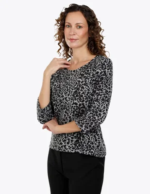 Blusa manga 3/4 para mujer
