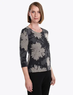 Blusa manga 3/4 para mujer