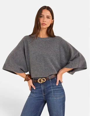Suéter cuello redondo para mujer