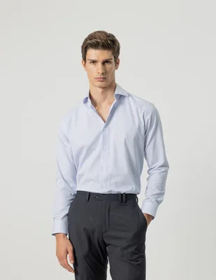 Camisa formal manga larga para hombre