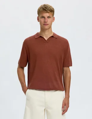 Suéter cuello polo para hombre