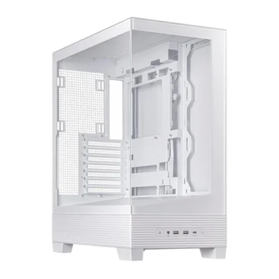 Gabinete Asus A31 TG Midi-Tower ATX/Micro-ATX/Mini-ITX USB 3.0 sin Fuente sin Ventiladores Instalados Blanco