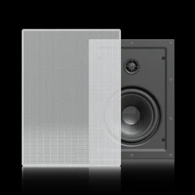 UniFi In-Wall Speaker Altavoz Empotrable de Pared / Woofer 6.5" 130W / Tweeter 1" Pivote ±15° / 8 Ohms / Cobertura Simétrica Axial de 90° / NDAA Compliant