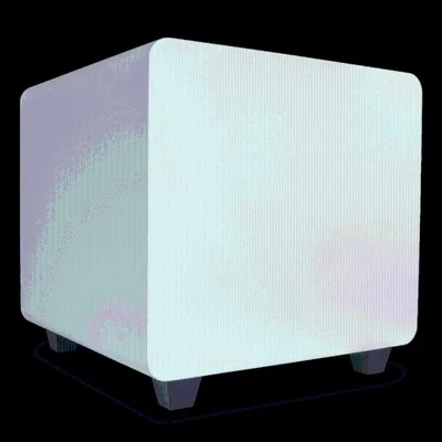 Subwoofer Activo de 10in | Diseño Down-Firing | 300W RMS | Recinto Sellado | Acabado Blanco