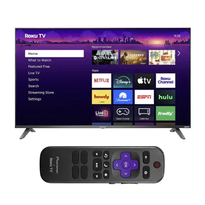 Pantalla Smart Tv Pioneer 4k Roku Led Hdr 50 Pulgadas Marco Delgado