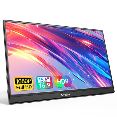 Monitor Portátil Anyuse 15 6 Pulgadas 1080p Usb-c Hdmi Ultradelgado - Venta Internacional.