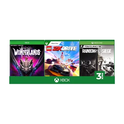 Combo 3 Videojuegos Xbox: Tiny Tina´s Wonderland  Rainbow Six Siege Y Lego 2k Drive - Xbox One