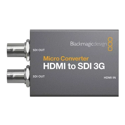 Conversor Micro Hdmi A Sdi 3g De Blackmagic Design Con Fuente De Alimentación - Venta Internacional.