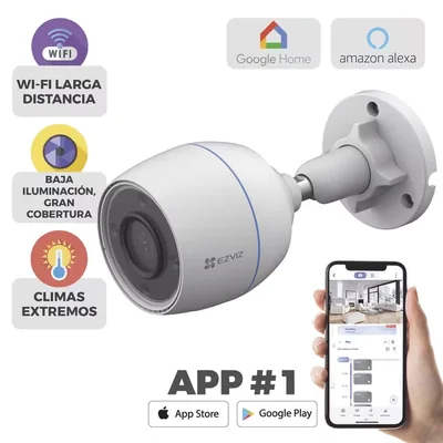 Cámara De Seguridad Para Exteriores, Visión Nocturna A Color, Detección De Personas Alimentadas Por Ia 1080p, H.265, Ip67 Imperm