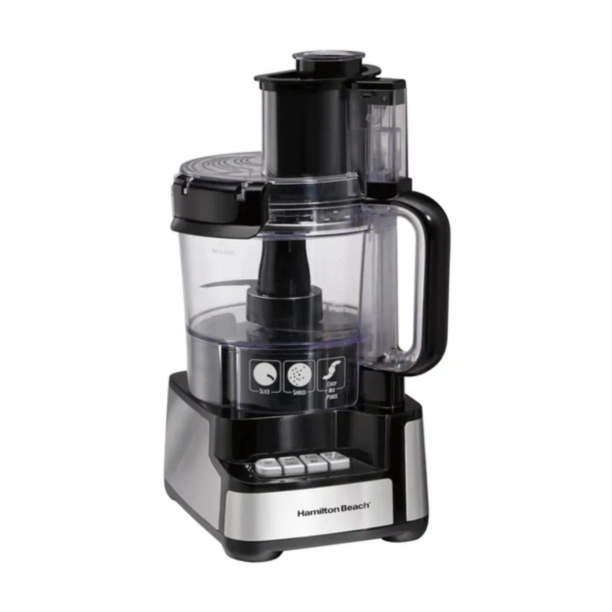 Procesador De Alimentos Hamilton Beach Stack & Snap 2.8 Litros Negro 70725