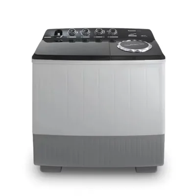 Lavadora Panasonic NA-W160X1BMX color Gris/Negro Doble Tina Semiautomática